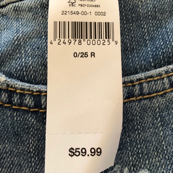NWT Gap jeans size 0 - Picture 5 of 5